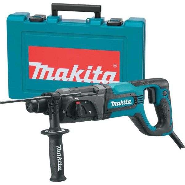 Makita 7 Amp Corded 1 in. SDS-Plus Concrete/Masonry Rotary Hammer Drill with Side Handle and Hard Case