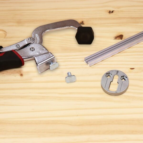Milescraft 6 in. Bench Clamp and Attachment Set - Mount Clamp to any Surface