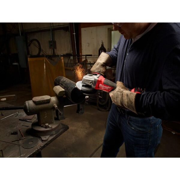 Milwaukee M18 FUEL 18-Volt Lithium-Ion Brushless Cordless 4-1/2 in. / 5 in. Grinder with Paddle Switch (Tool-Only)