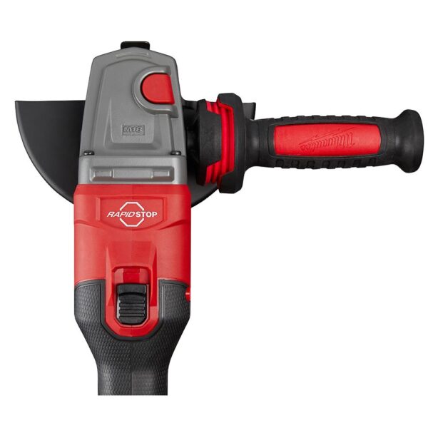 Milwaukee M18 FUEL 18-Volt Lithium-Ion Brushless Cordless 4-1/2 in./6 in. Grinder with Slide Switch Kit and One 6.0 Ah Battery