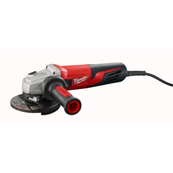 Milwaukee 13-Amp 5 in. Small Angle Grinder with Lock-On Slide Switch