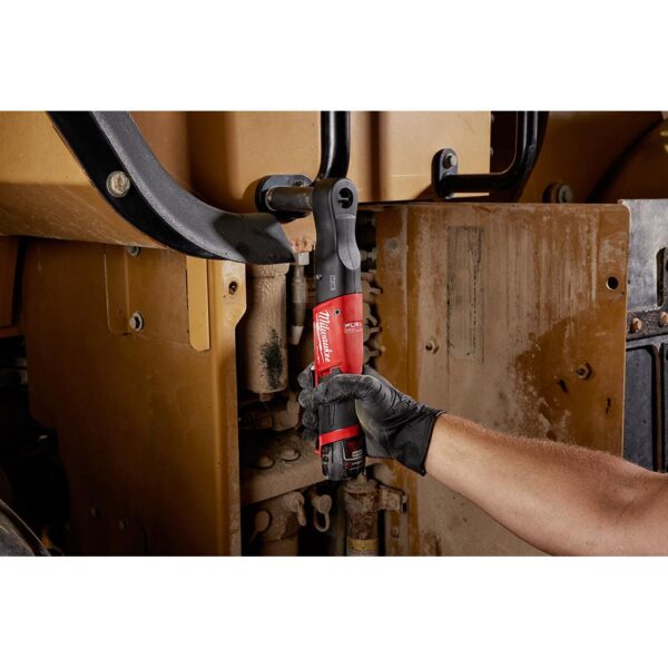 Milwaukee M12 FUEL 12-Volt Lithium-Ion Brushless Cordless 1/4 in. Ratchet (Tool-Only)