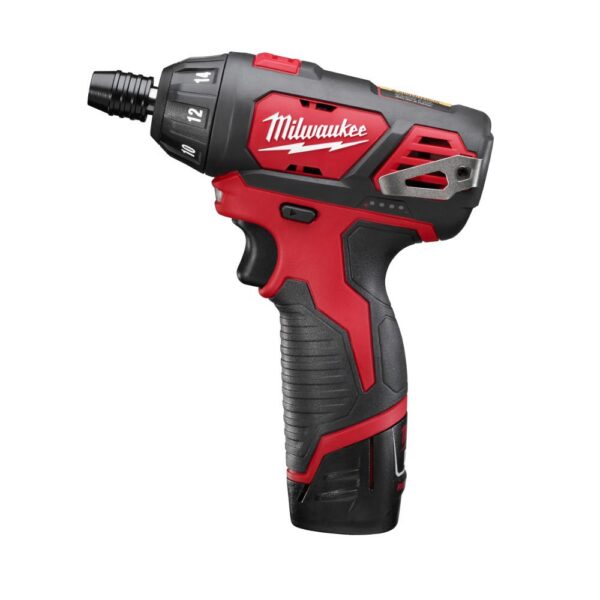 Milwaukee M12 12-Volt Lithium-Ion Cordless 1/4 in. Hex Screwdriver Kit with (1) 1.5Ah  Battery and Charger