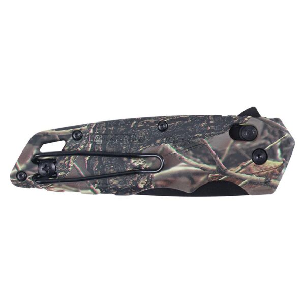 Milwaukee FASTBACK Camo Stainless Steel Spring Assisted Folding Knife with 2.95 in. Blade