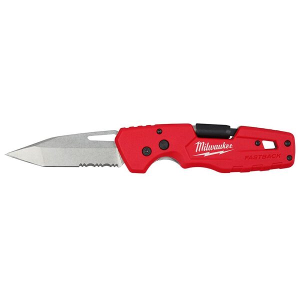 Milwaukee FASTBACK 5-in-1 Folding Knife with 3 in. Blade