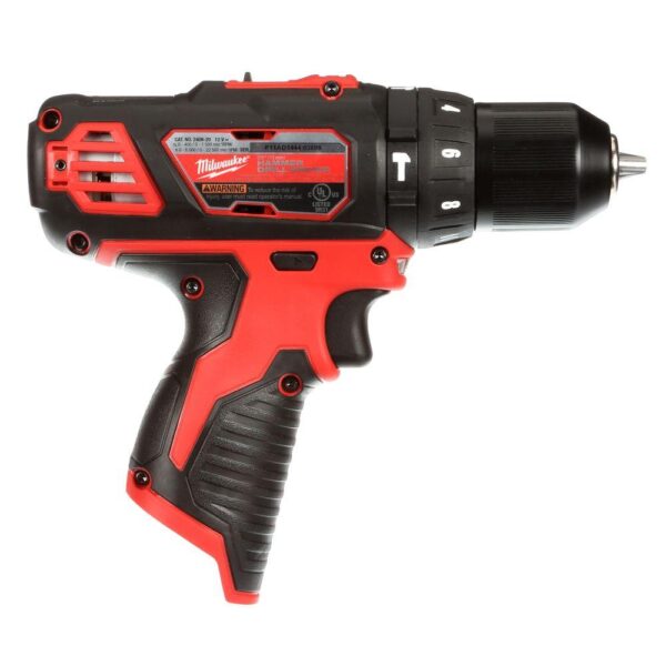 Milwaukee M12 12-Volt Lithium-Ion Cordless 3/8 in. Hammer Drill/Driver (Tool-Only)