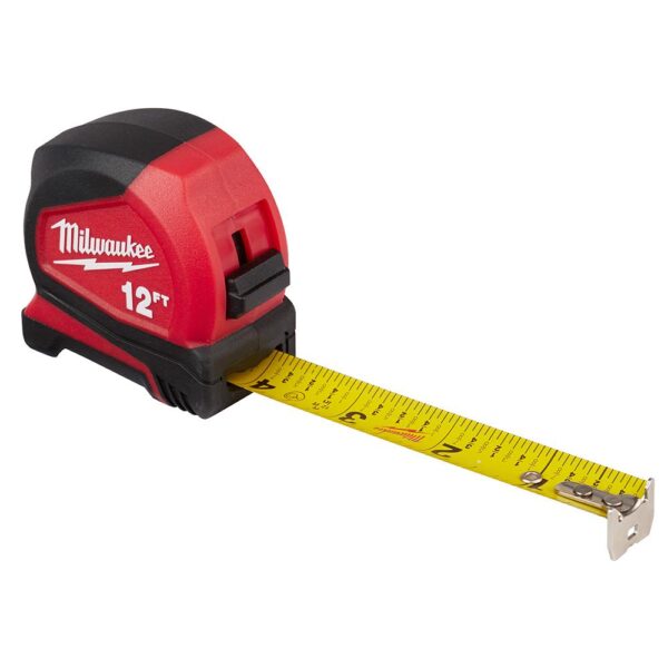 Milwaukee 6 in. Fixed Jab Saw and 12 ft. Compact Tape Measure and 13-in-1 Multi-Tip Cushion Grip Screwdriver Hand Tool Set