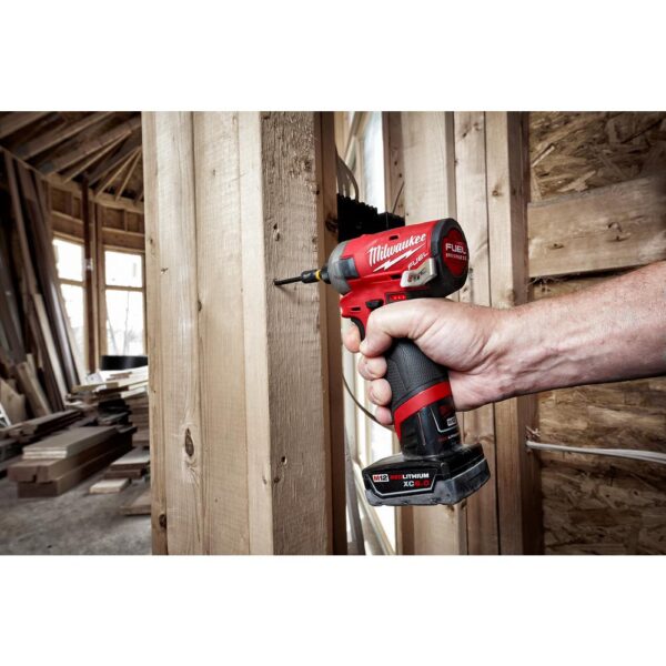 Milwaukee M12 FUEL SURGE 12-Volt Lithium-Ion Brushless Cordless 1/4 in. Hex Impact Driver Compact Kit with M12 Multi-Tool