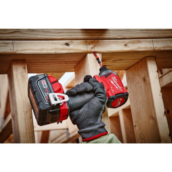 Milwaukee M18 FUEL 18-Volt Lithium-Ion Brushless Cordless 1/4 in. Hex Impact Driver Kit with Two 5.0Ah Batteries Charger Hard Case