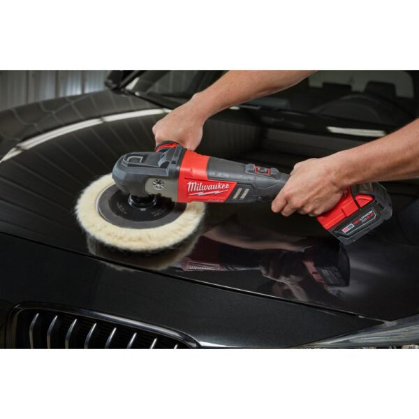 Milwaukee M18 FUEL 18-Volt Lithium-Ion Brushless Cordless 1/2 in. Impact Wrench with Friction Ring & 7 in. Variable Speed Polisher