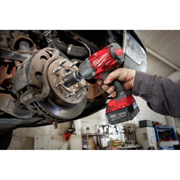 Milwaukee M18 FUEL 18-Volt Lithium-Ion Brushless Cordless 1/2 in. Impact Wrench with Friction Ring & 7 in. Variable Speed Polisher