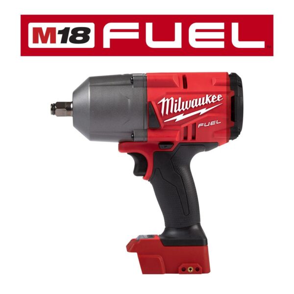 Milwaukee M18 FUEL 18-Volt Lithium-Ion Brushless Cordless 1/2 in. High Torque & Compact Impact Wrench with Friction Ring (2-Tool)