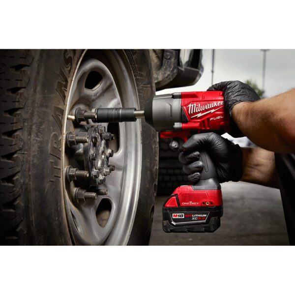 Milwaukee M18 ONE-KEY FUEL 18-Volt Lithium-Ion Brushless Cordless 1/2 in. Impact Wrench with Extended Anvil (Tool-Only)