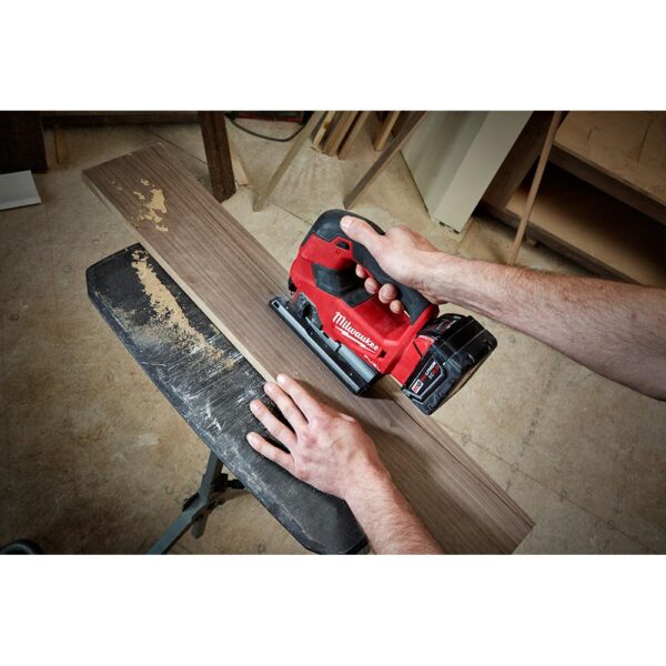 Milwaukee M18 FUEL 18-Volt Lithium-Ion Brushless Cordless Jig Saw and Band Saw with (2) 6.0Ah Batteries