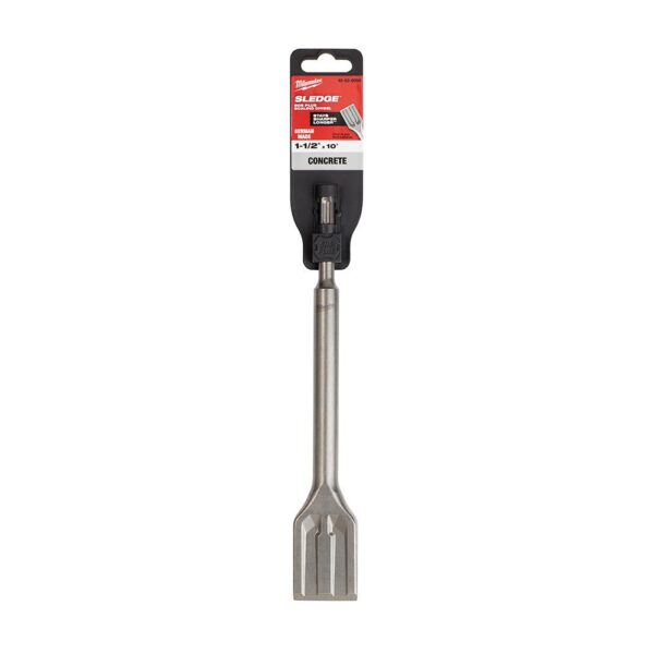 Milwaukee 1-1/2 in. x 10 in. SDS-Plus SLEDGE Steel Scaling Chisel