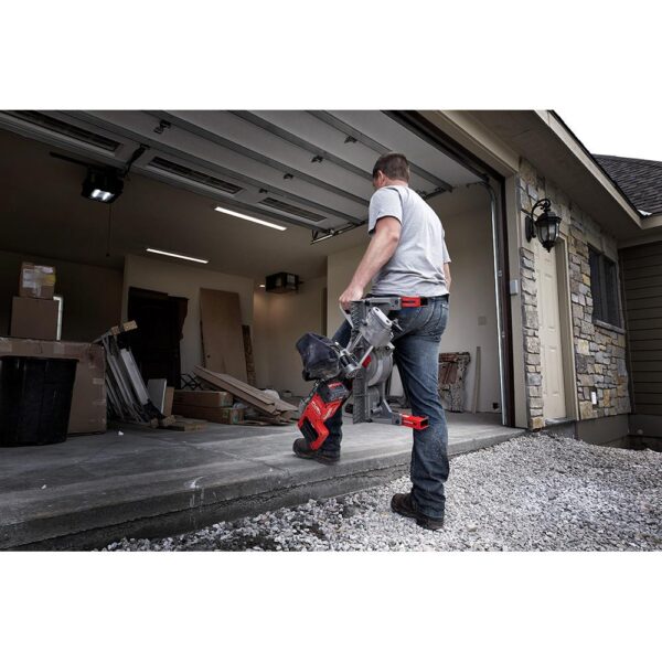 Milwaukee M18 FUEL 18-Volt Lithium-Ion Brushless Cordless 7-1/4 in. Dual Bevel Sliding Compound Miter Saw with 8.0 Ah Battery