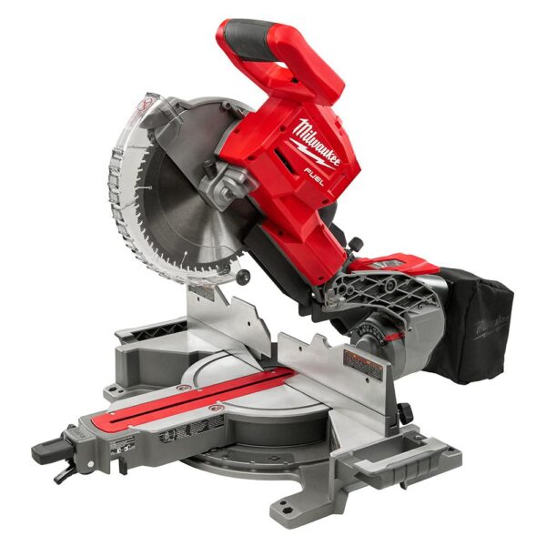 Milwaukee M18 FUEL 18-Volt Lithium-Ion Brushless 10 in. Cordless Dual Bevel Sliding Compound Miter Saw with 7-1/4 in. Circular Saw