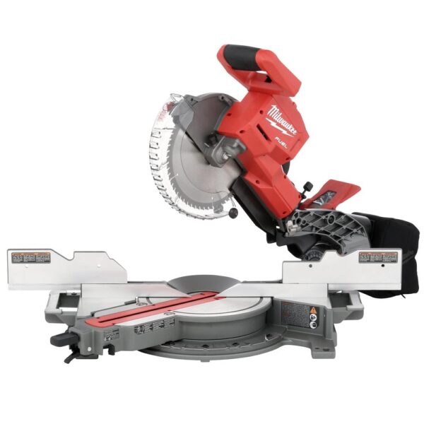 Milwaukee M18 FUEL 18-Volt Lithium-Ion Brushless 10 in. Cordless Dual Bevel Sliding Compound Miter Saw with 7-1/4 in. Circular Saw