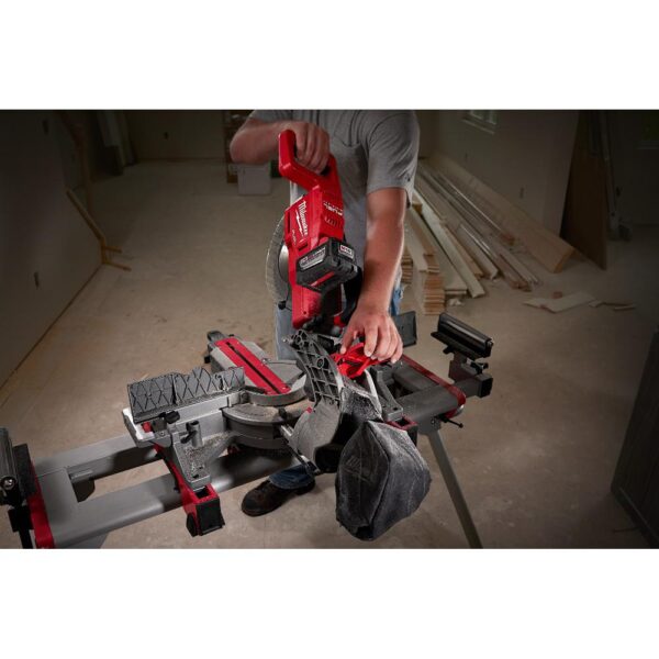 Milwaukee M18 FUEL 18-Volt Lithium-Ion Brushless 10 in. Cordless Dual Bevel Sliding Compound Miter Saw with 18-Gauge Brad Nailer