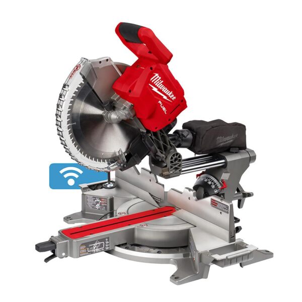Milwaukee M18 FUEL 18-Volt Lithium-Ion Brushless 12 in. Cordless Dual Bevel Sliding Compound Miter Saw with Compact Router