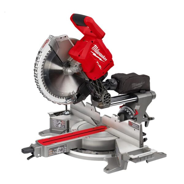 Milwaukee M18 FUEL 18-Volt Lithium-Ion Brushless 12 in. Cordless Dual Bevel Sliding Compound Miter Saw with 18-Gauge Brad Nailer