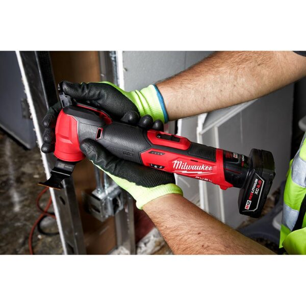 Milwaukee M12 FUEL 12-Volt Lithium-Ion Cordless Oscillating Multi-Tool and Impact Driver with two 3.0 Ah Batteries