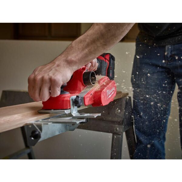 Milwaukee M18 18-Volt Lithium-Ion Cordless 3-1/4 in. Planer (Tool-Only)