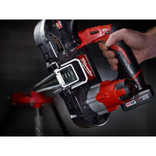 Milwaukee M12 12-Volt Lithium-Ion Cordless Sub-Compact Band Saw and Copper Tubing Cutter Combo Kit W/(1) 2.0Ah Battery and Charger