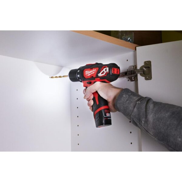Milwaukee M12 12-Volt Lithium-Ion Cordless 3/8 in. Drill/Driver Kit with  M12 Oscillating Multi-Tool