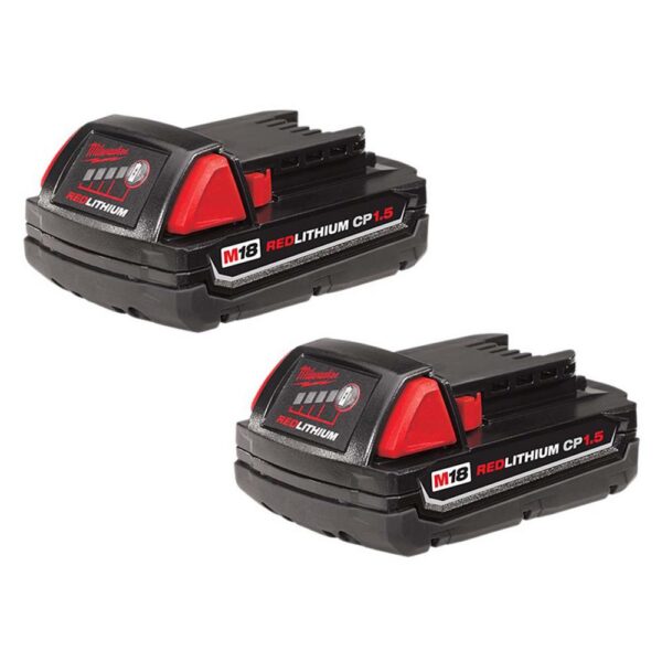 Milwaukee M18 18-Volt Lithium-Ion Compact Battery Pack 1.5Ah (4-Pack)
