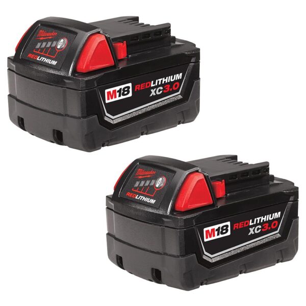 Milwaukee M18 18-Volt Lithium-Ion XC Extended Capacity Battery Pack 3.0Ah (8-Pack)