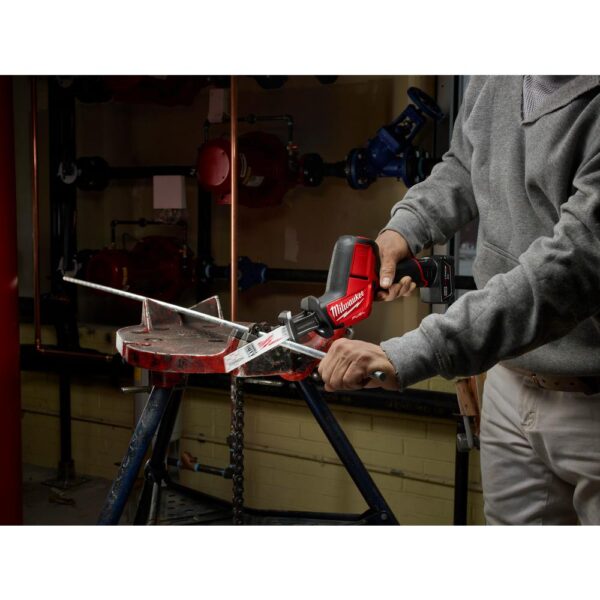 Milwaukee M12 FUEL 12-Volt Lithium-Ion Brushless Cordless HACKZALL Reciprocating Saw Kit W/ Free M12 Multi-Tool