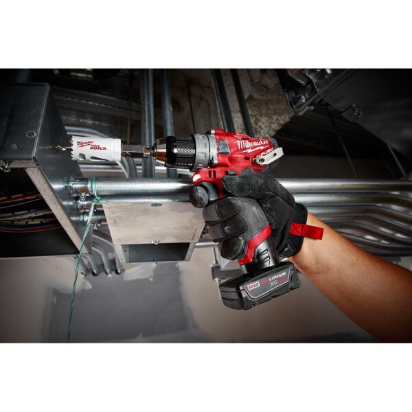Milwaukee M12 FUEL 12-Volt Lithium-Ion Brushless Cordless Hammer Drill and Impact Driver Combo Kit (2-Tool) W/ Impact Wrench