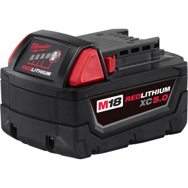 Milwaukee M18 18-Volt Lithium-Ion Cordless Combo Tool Kit (6-Tool) w/ 3/8 in. Impact Wrench and Additional 5.0 Ah Battery