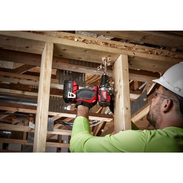 Milwaukee M18 18-Volt Lithium-Ion Brushless Cordless Hammer Drill and Impact Combo Kit with M18 6-1/2 in. Circular Saw