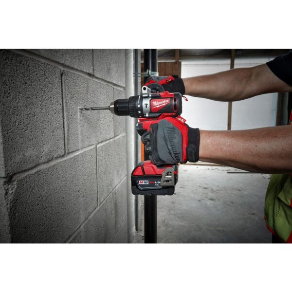 Milwaukee M18 18-Volt Lithium-Ion Brushless Cordless Hammer Drill and Impact Combo Kit with M18 4-1/2 in. Cut-Off/Grinder