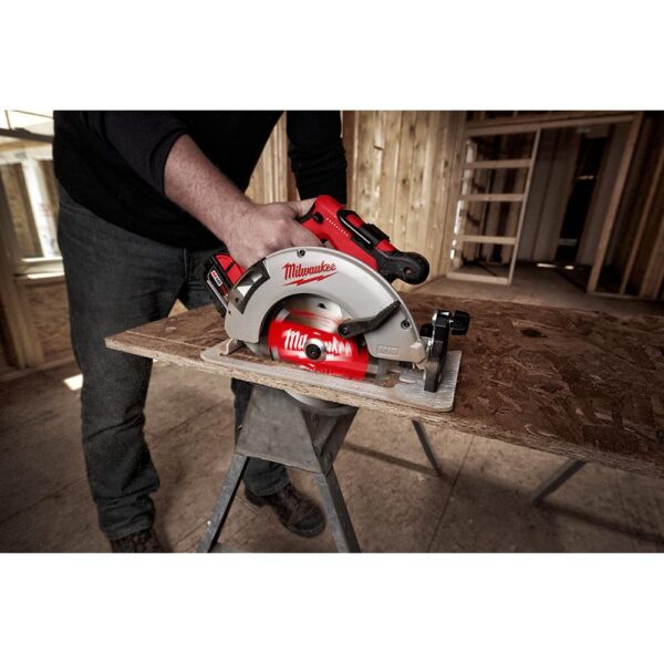 Milwaukee M18 18-Volt Lithium-Ion Brushless Cordless Hammer Drill/Impact/Circular Saw Combo Kit (3-Tool) with 2-Batteries