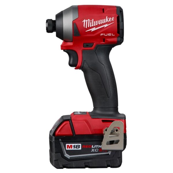 Milwaukee M18 FUEL 18-Volt Lithium-Ion Brushless Cordless Combo Kit (5-Tool) with  M18 FUEL Grinder with Paddle Switch