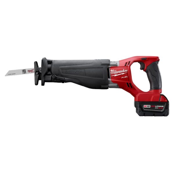 Milwaukee M18 FUEL 18-Volt Lithium-Ion Brushless Cordless Combo Kit (5-Tool) W/ (2) 5.0 Ah Batteries, (1) Charger, (1) Tool Bag