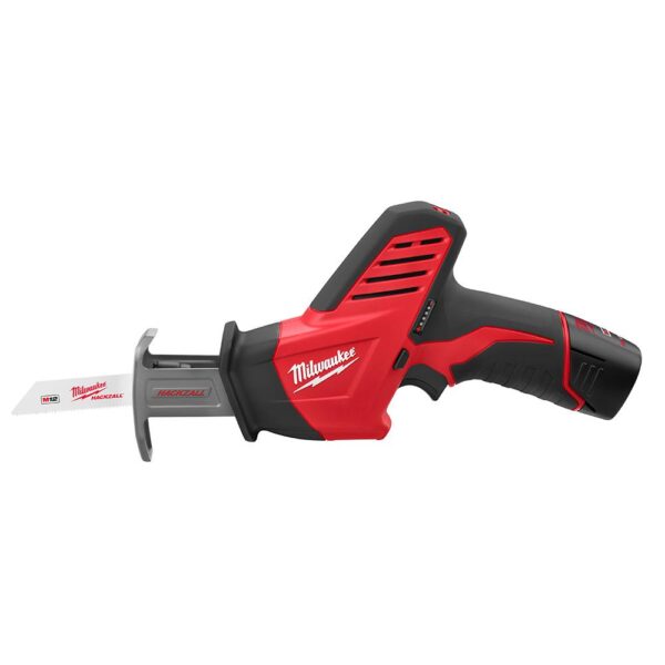 Milwaukee M12 12-Volt Lithium-Ion HACKZALL Cordless Reciprocating Saw with 2 1.5 Ah Batteries, Charger and Hard Case