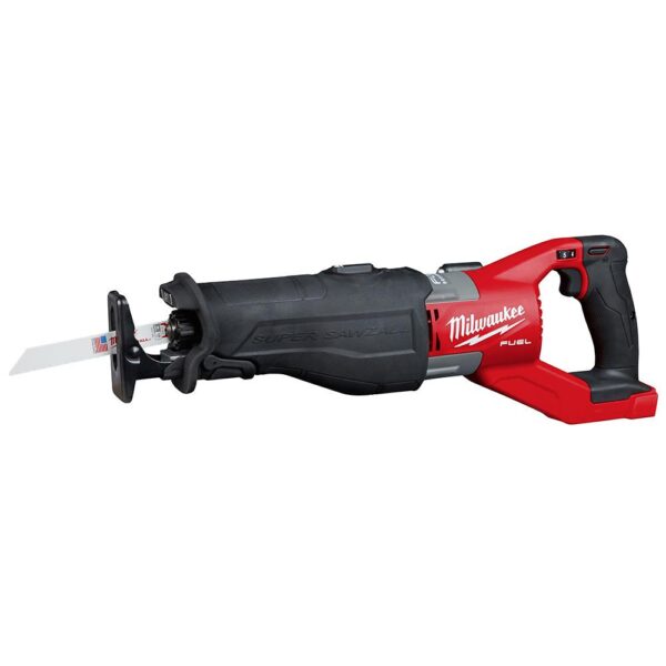 Milwaukee M18 FUEL 18-Volt Lithium-Ion Brushless Cordless SUPER SAWZALL Orbital Reciprocating Saw W/  HIGH OUTPUT XC 8.0Ah Battery