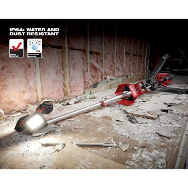 Milwaukee M18 18-Volt Lithium-Ion Cordless ROCKET LED Stand Light/Charger Kit with HIGH OUTPUT 8.0 Ah Battery