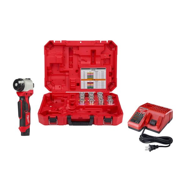 Milwaukee M12 12-Volt Lithium-Ion Cordless Cable Stripper Kit for Cu THHN/XHHW Wire