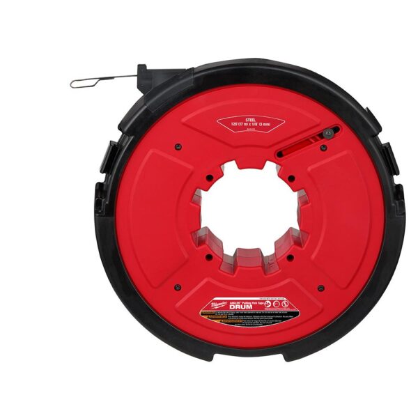 Milwaukee M18 Fuel Angler 120 ft. x 1/8 in. Steel Pulling Fish Tape Drum