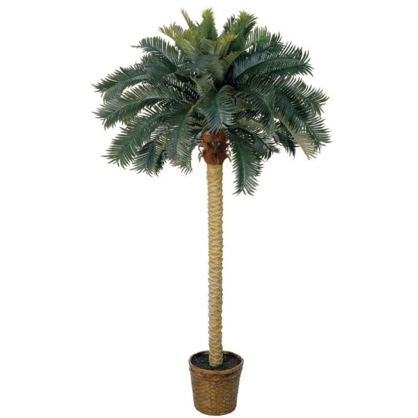 Nearly Natural 6 ft. Sago Palm Silk Tree