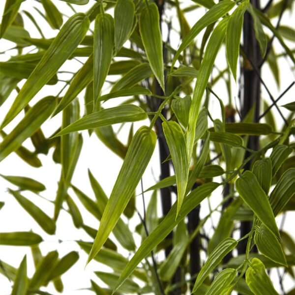 Nearly Natural Indoor and Outdoor 6 ft. Black Bamboo Tree UV Resistant