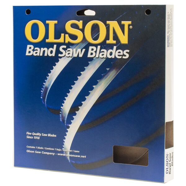 Olson Saw 89-1/2 in. L x 1/4 in. W with 6-Skip TPI High Carbon Steel with Hardened Edges Band Saw Blade