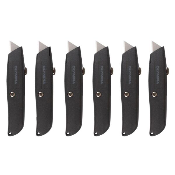 OLYMPIA Retractable Utility Knife Set (6-Piece)