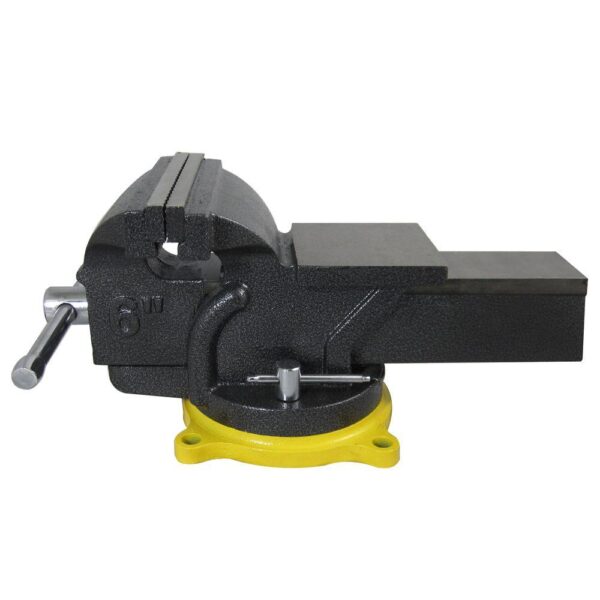 OLYMPIA 6 in. Single-Handed Operation Bench Vise