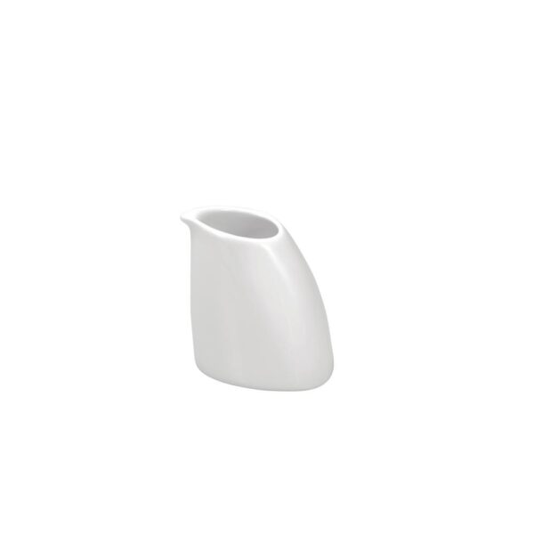 Oneida Mood 6.5 oz. White Porcelain Creamers (Set of 36)